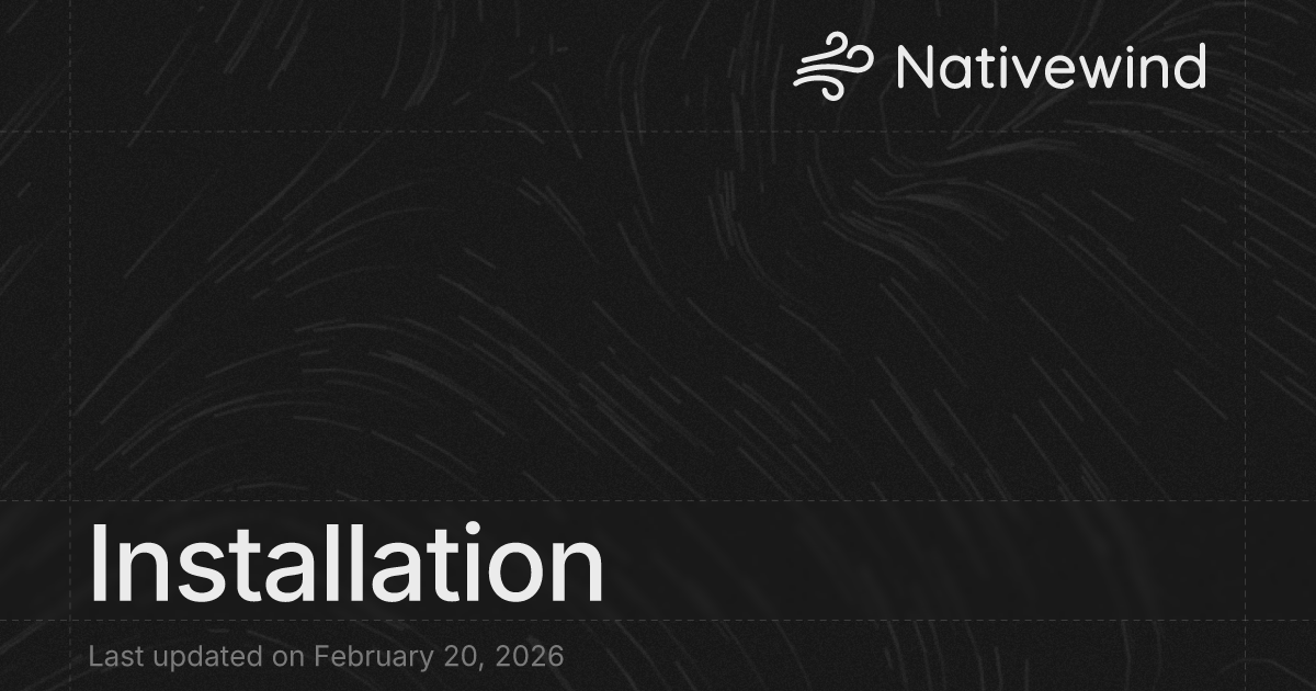 Installation