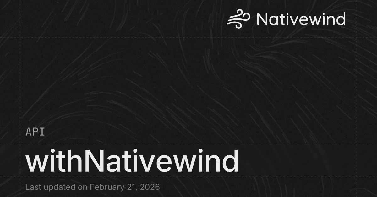 withNativewind