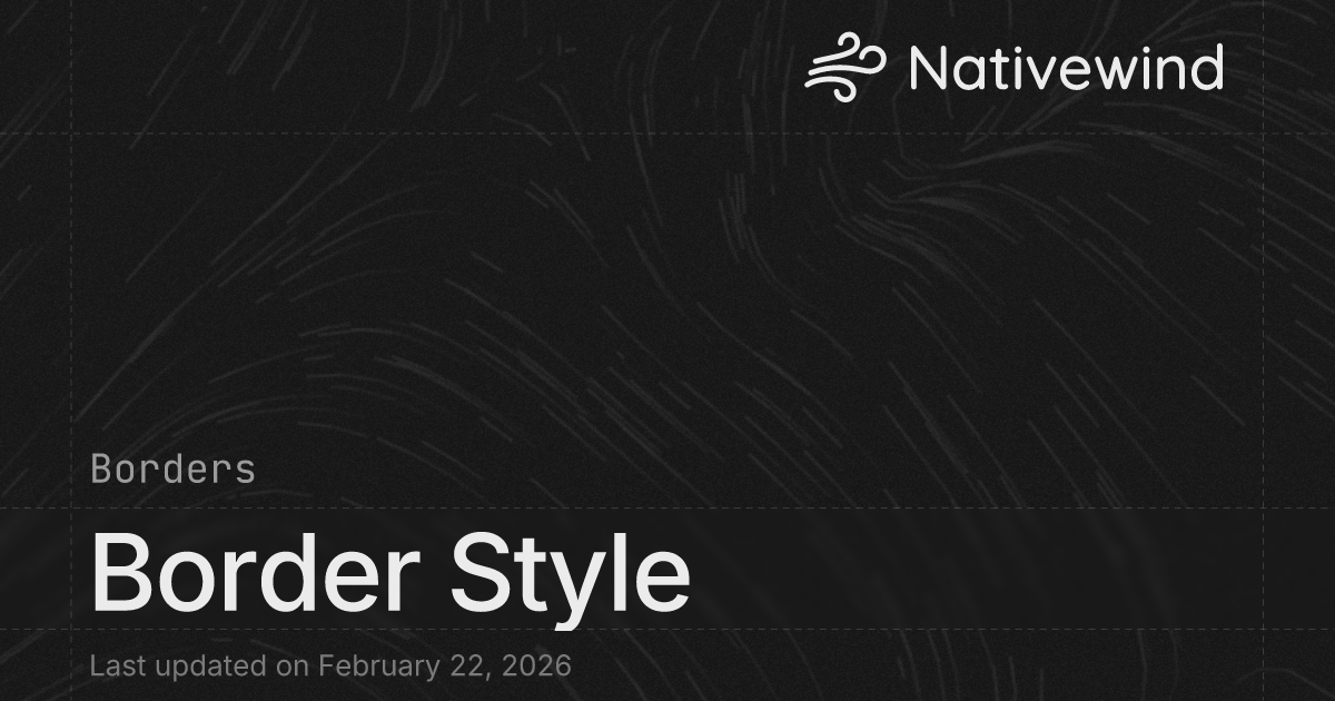 Border Style