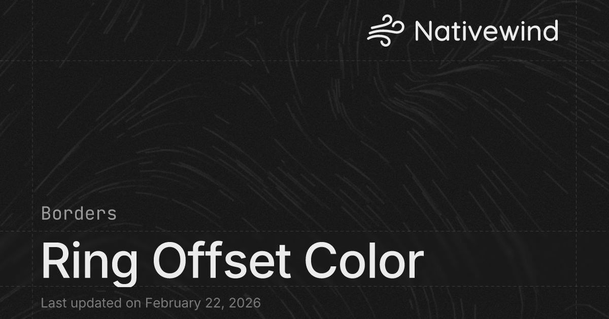 Ring Offset Color
