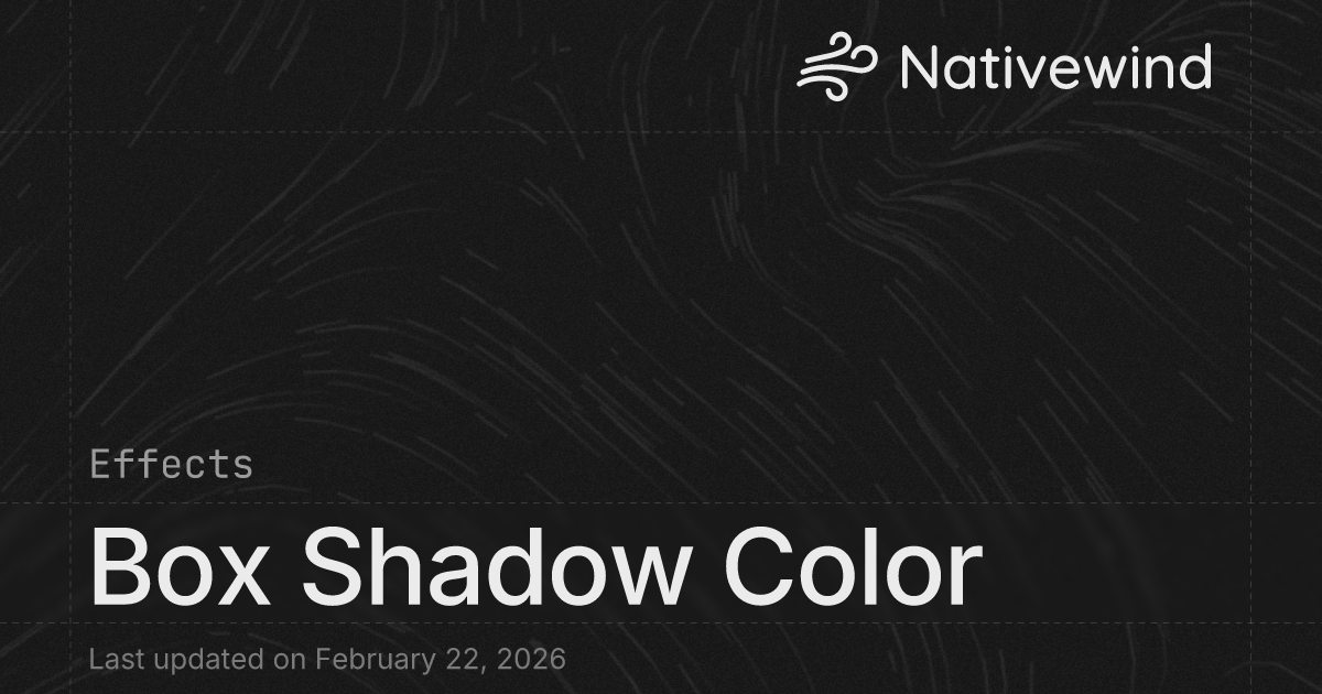 Box Shadow Color