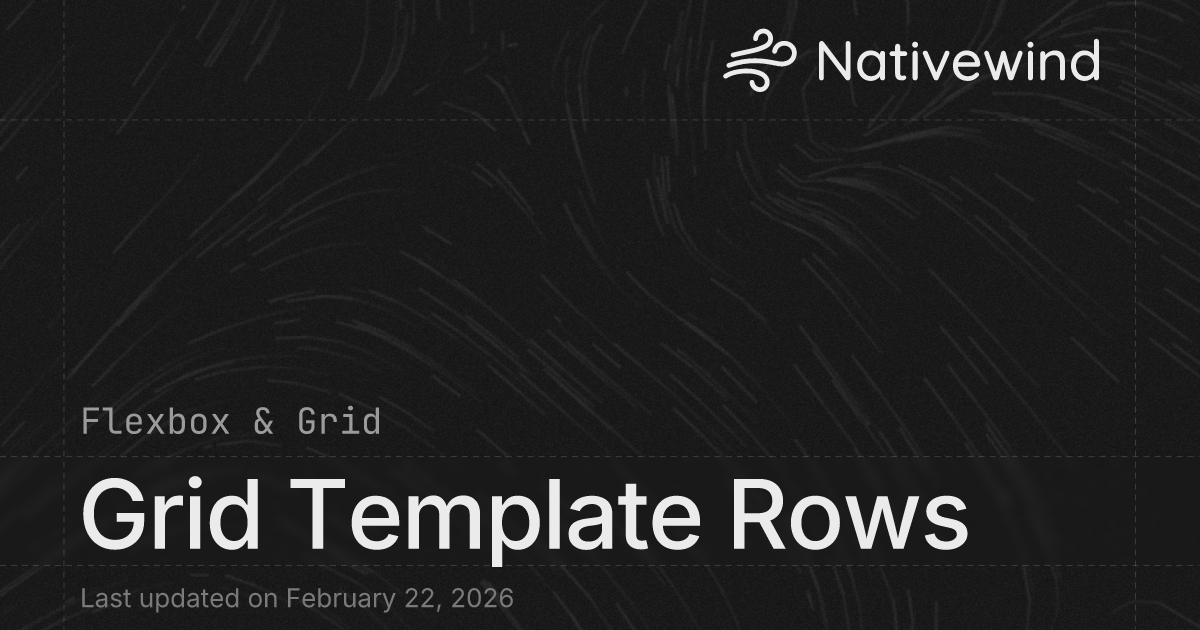 Grid Template Rows