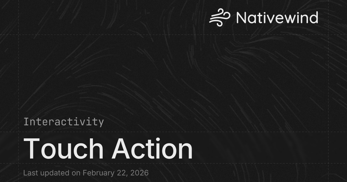 Touch Action