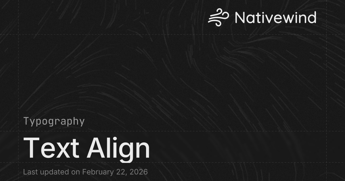 Text Align